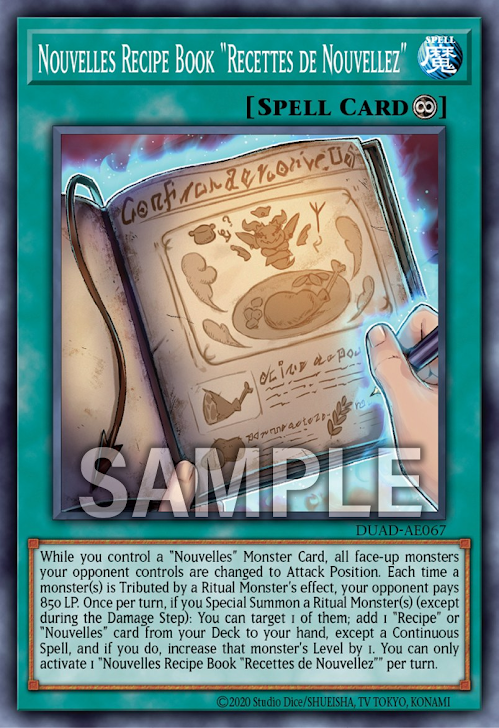 DUAD-AE067 Nouvelles Recipe Book Recettes de Nouvellez(Recettes de Nouvellez 新潮廚師食譜)