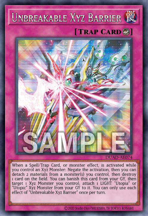 DUAD-AE074 (N/SER)Unbreakable Xyz Barrier(超量不破障壁)