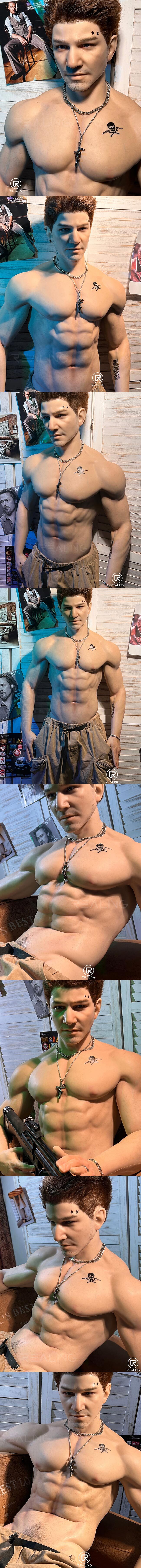 REALING 180cm 昊駿 男性擬真娃娃 全矽膠材質 睿靈 silicone sex male doll