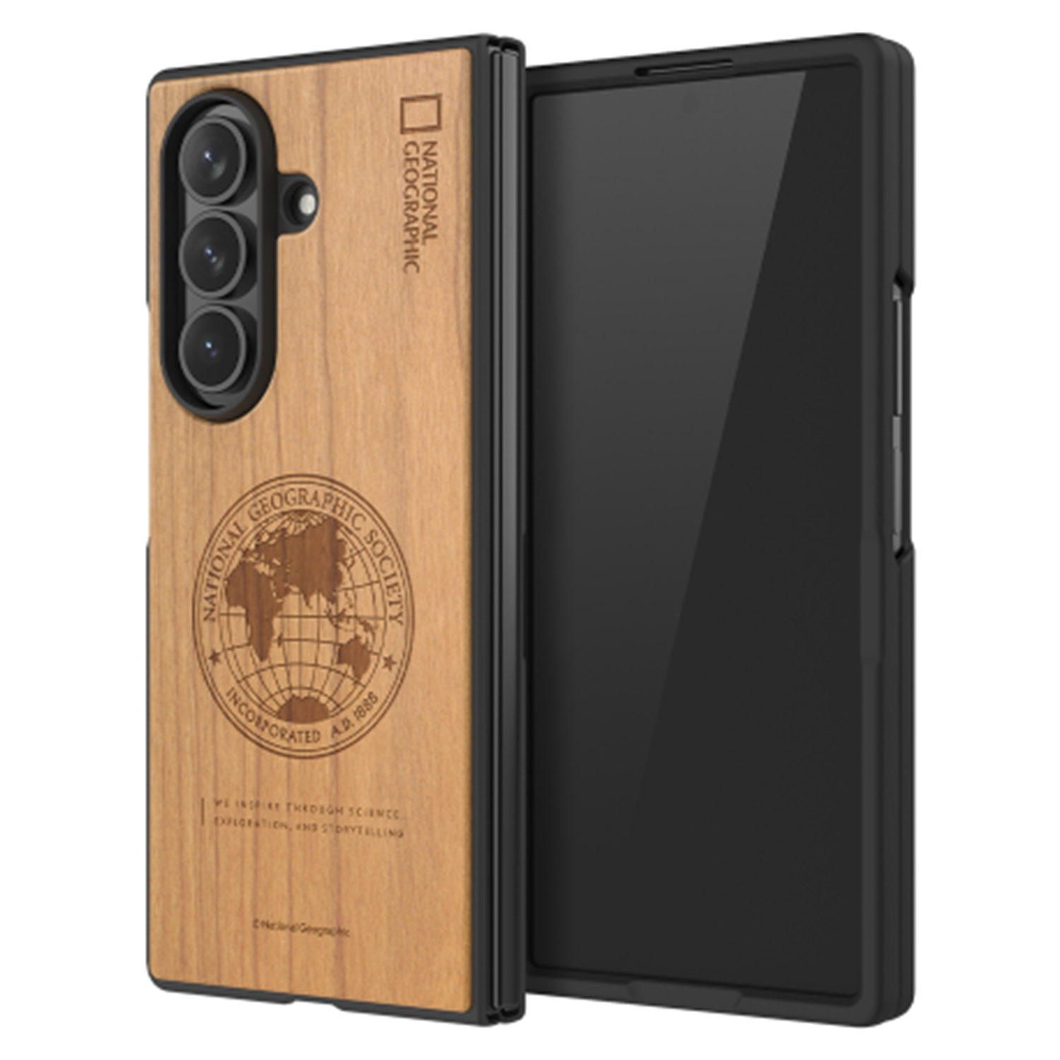 National Geographic - Nature Wood - Samsung Fold 7 Case 國家地理天然木防撞手機殼