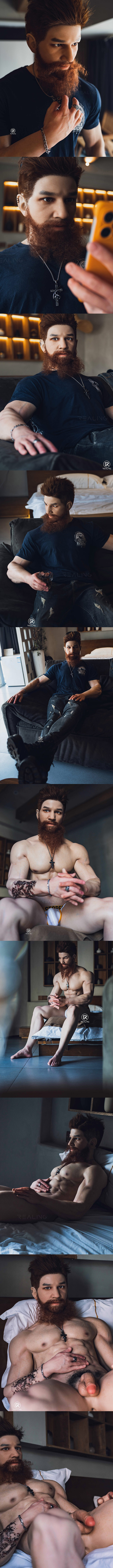 REALING 180cm 耀冉 男性擬真娃娃 全矽膠材質 睿靈 silicone sex male doll