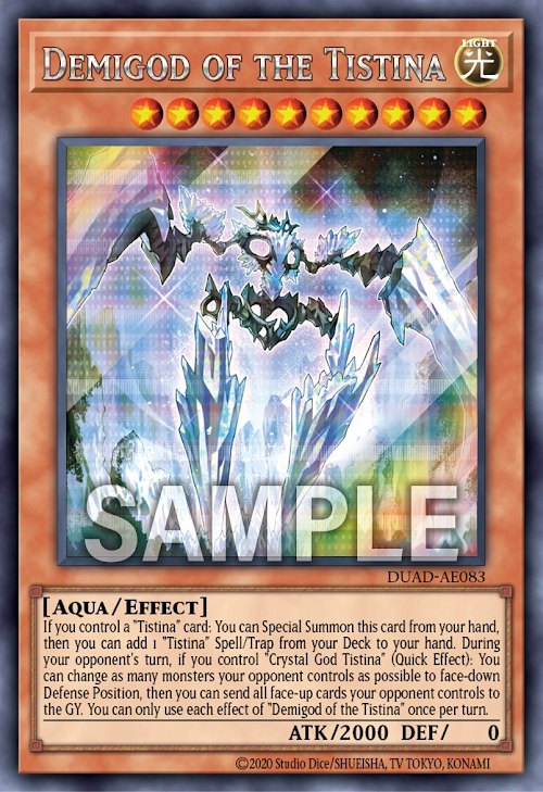 DUAD-AE083 (R/SER)Demigod of the Tistina(緹斯緹那的半神)