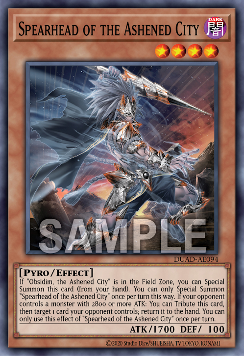 DUAD-AE094 Spearhead of the Ashened City(灰滅都的先懸)