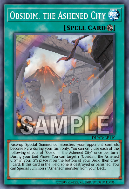 DUAD-AE110 (SR)Obsidim, the Ashened City(灰滅都 奧布希迪)