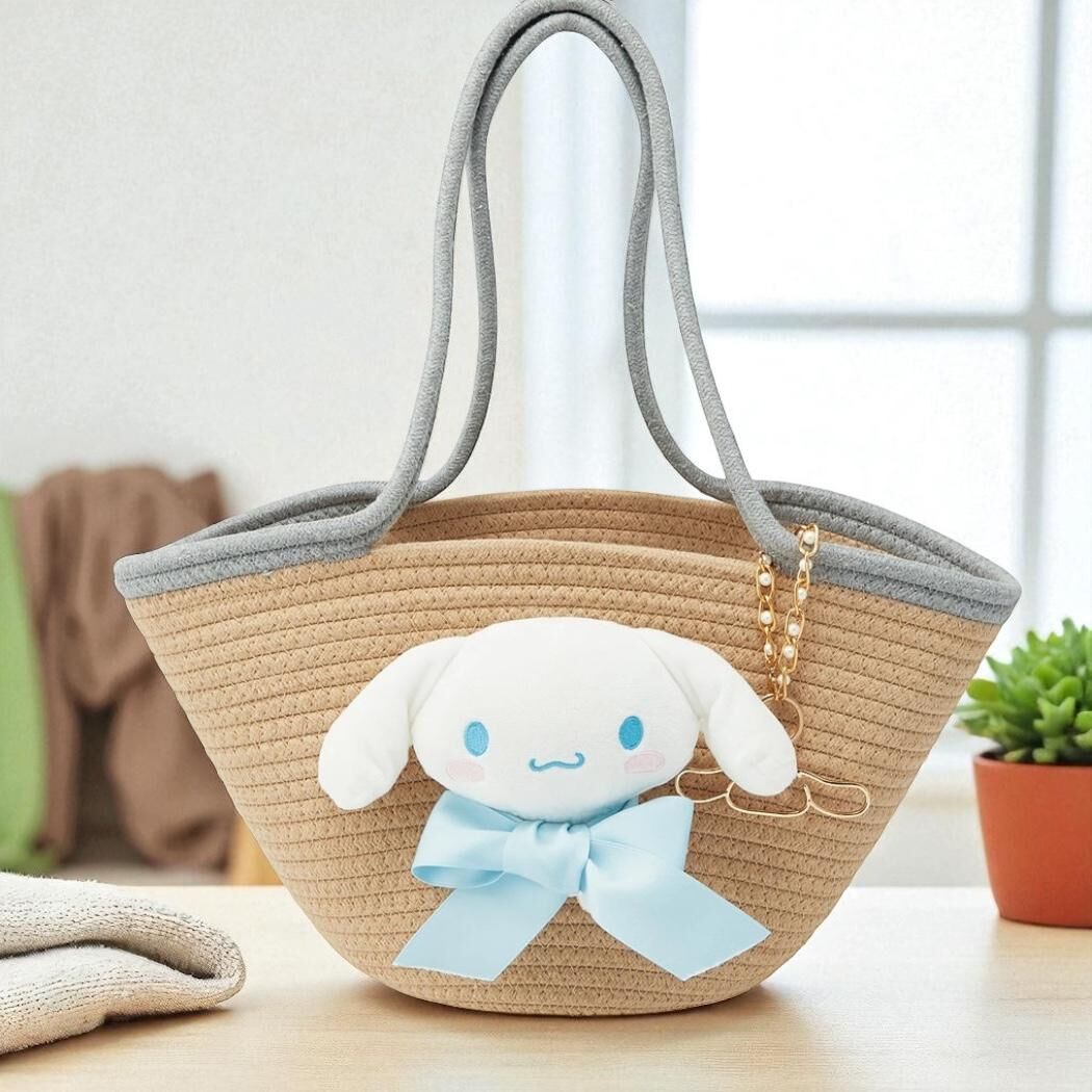 25109-CN Sanrio 玉桂狗 籃子肩背袋 #JP-SK25-702075-KNBB1