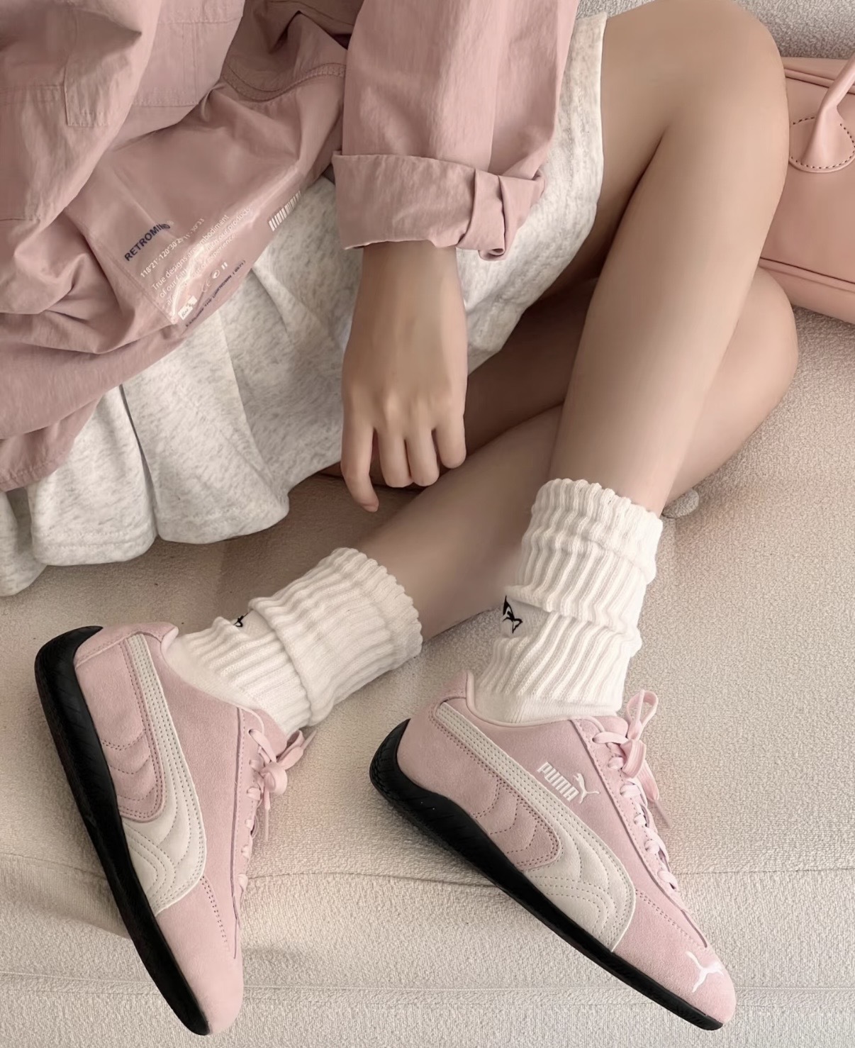 PUMA SPEEDCAT 櫻花粉 賽車鞋