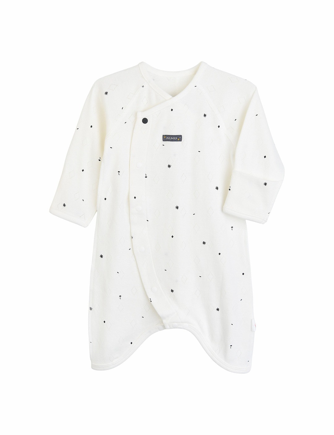 Moimoln☘︎25秋 新生兒菱形提花連身衣