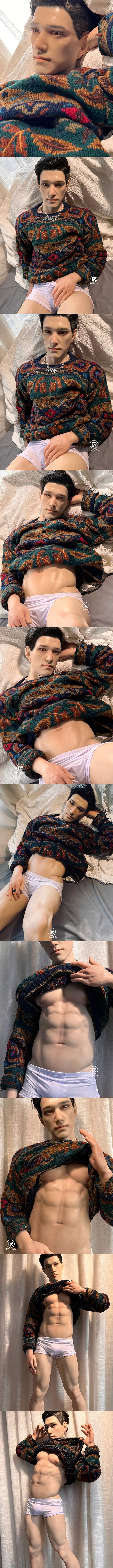 REALING 180cm 麒軒 男性擬真娃娃 全矽膠材質 睿靈 silicone male sex doll