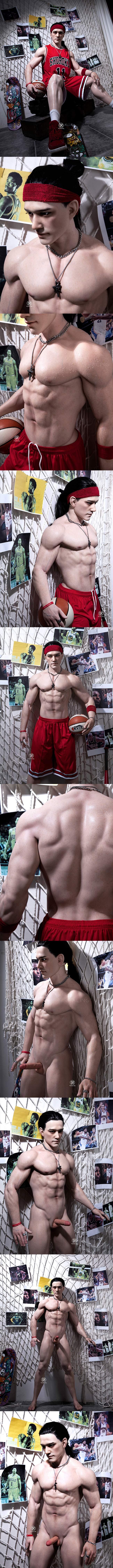 REALING 180cm 麒楓 男性擬真娃娃 全矽膠材質 睿靈 silicone male sex doll