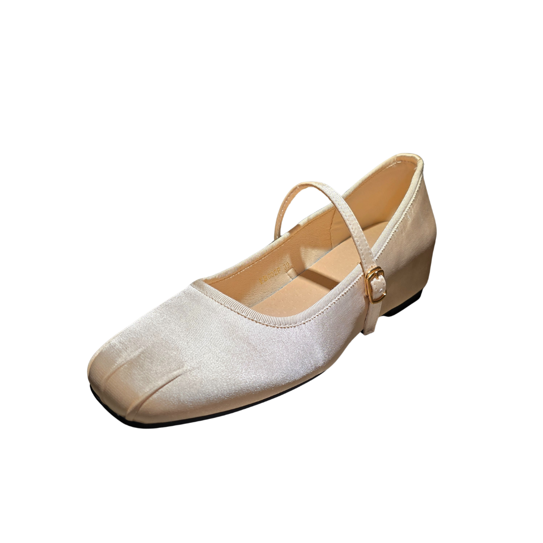 Yauritos | EB002P|香檳金增高芭蕾鞋