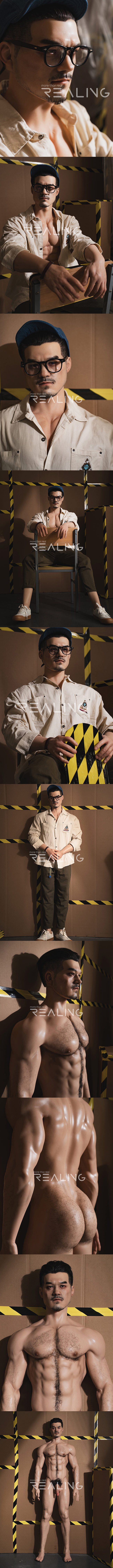 REALING 180cm 雷德 男性擬真娃娃 全矽膠材質 睿靈 silicone male sex doll