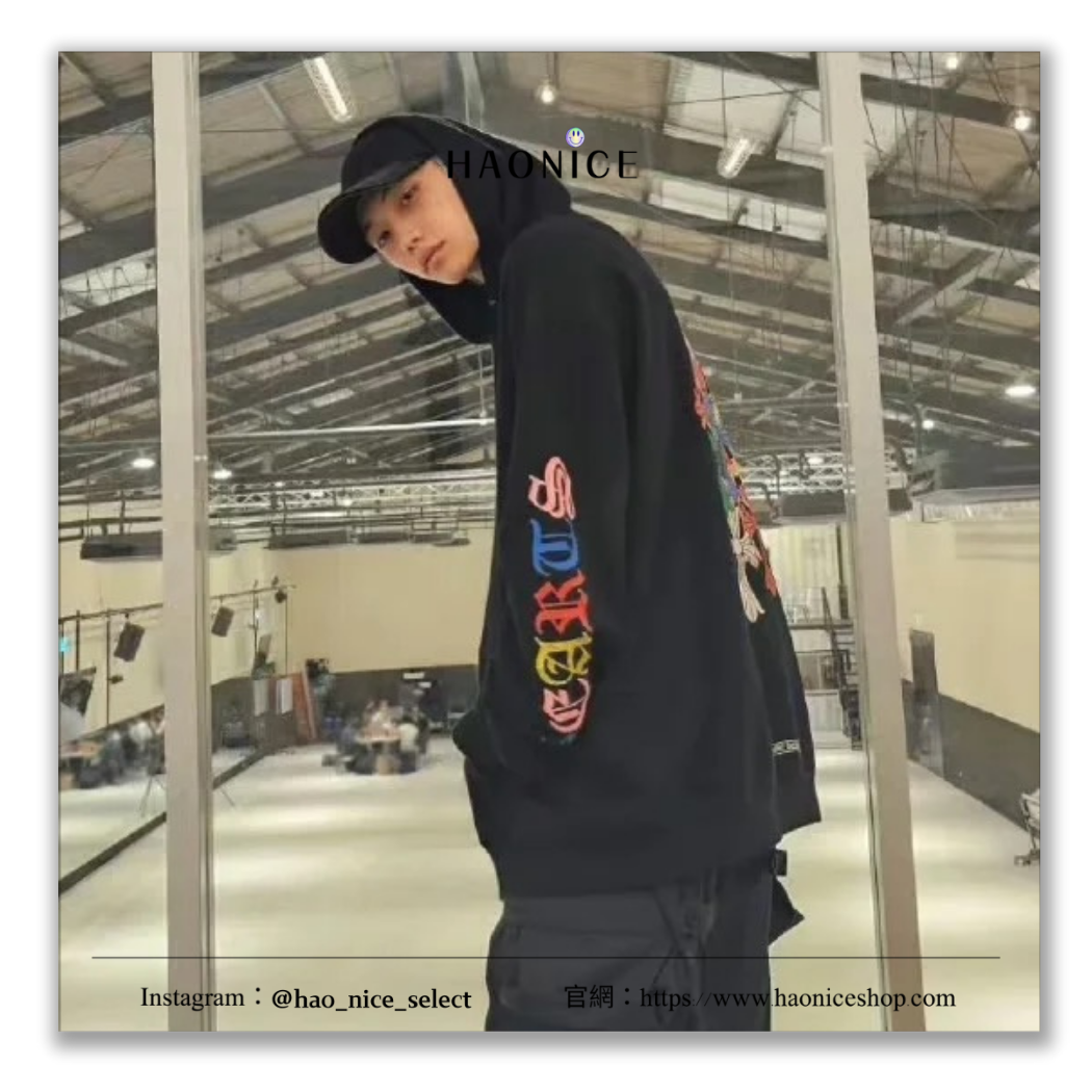 【HAO NICE】100%正品 CHROME HEARTS 潮流精品🔥街頭風彩色十字架連帽衫 帽T