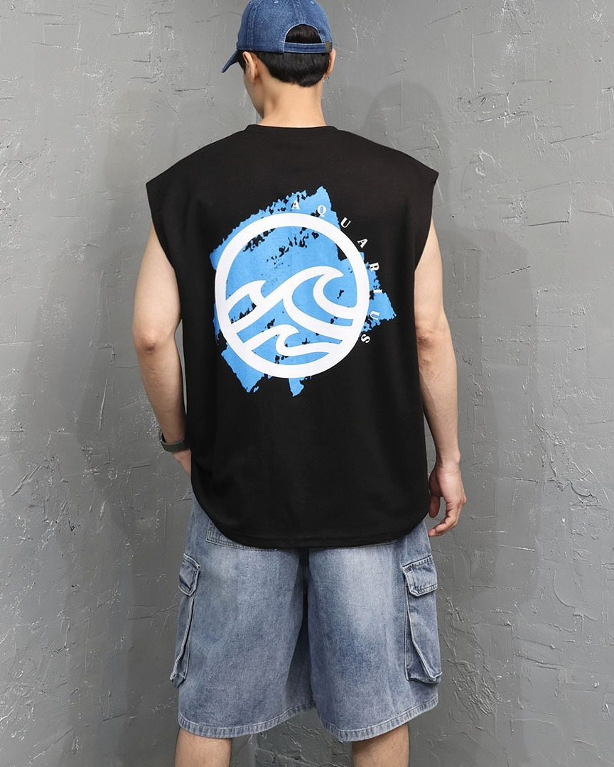 AQUA 寬鬆版型背心