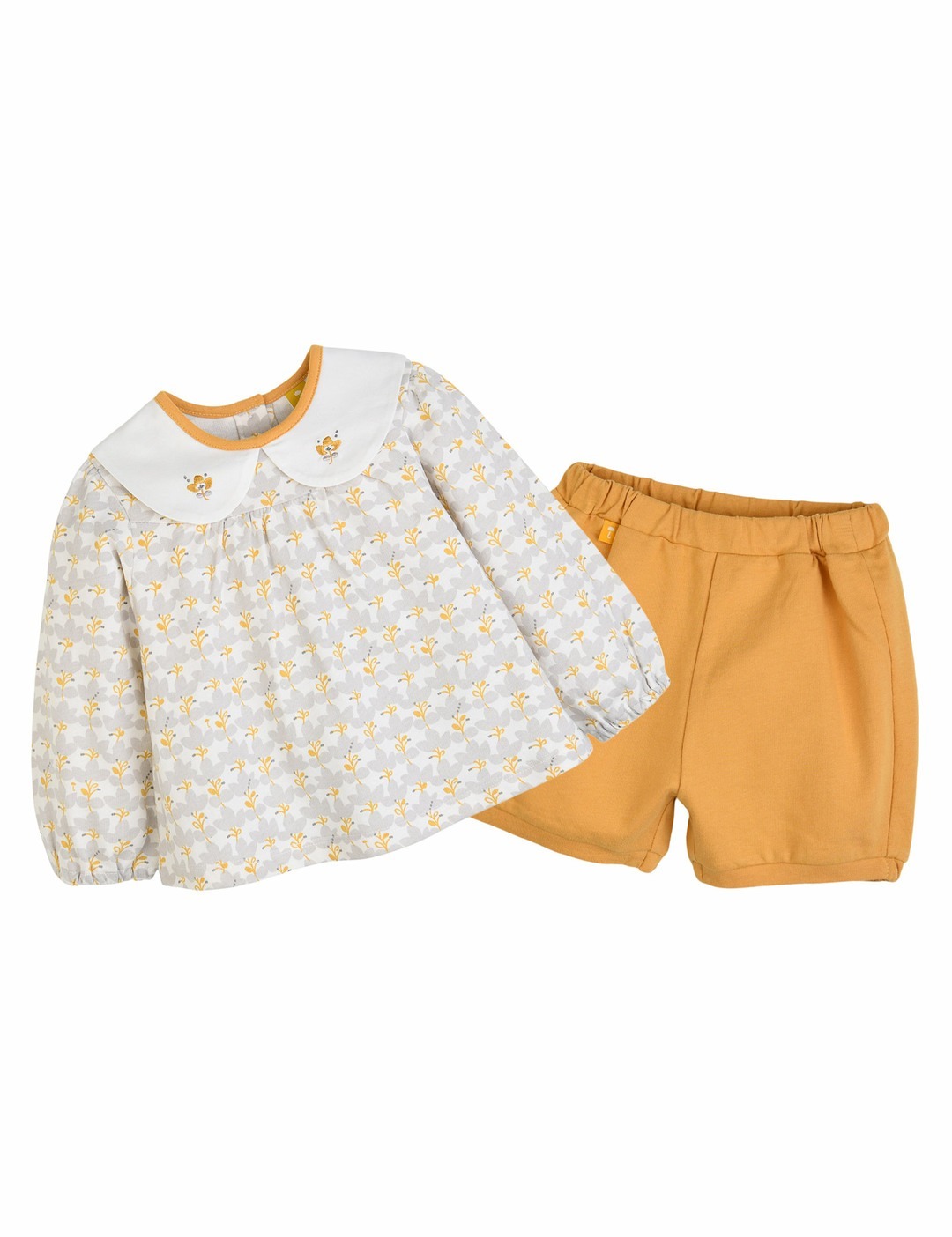 Moimoln☘︎25秋 刺繡小花上下套裝