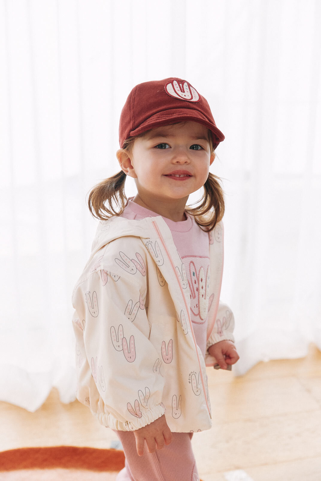 Moimoln☘︎25秋 小兔仔造型風衣外套