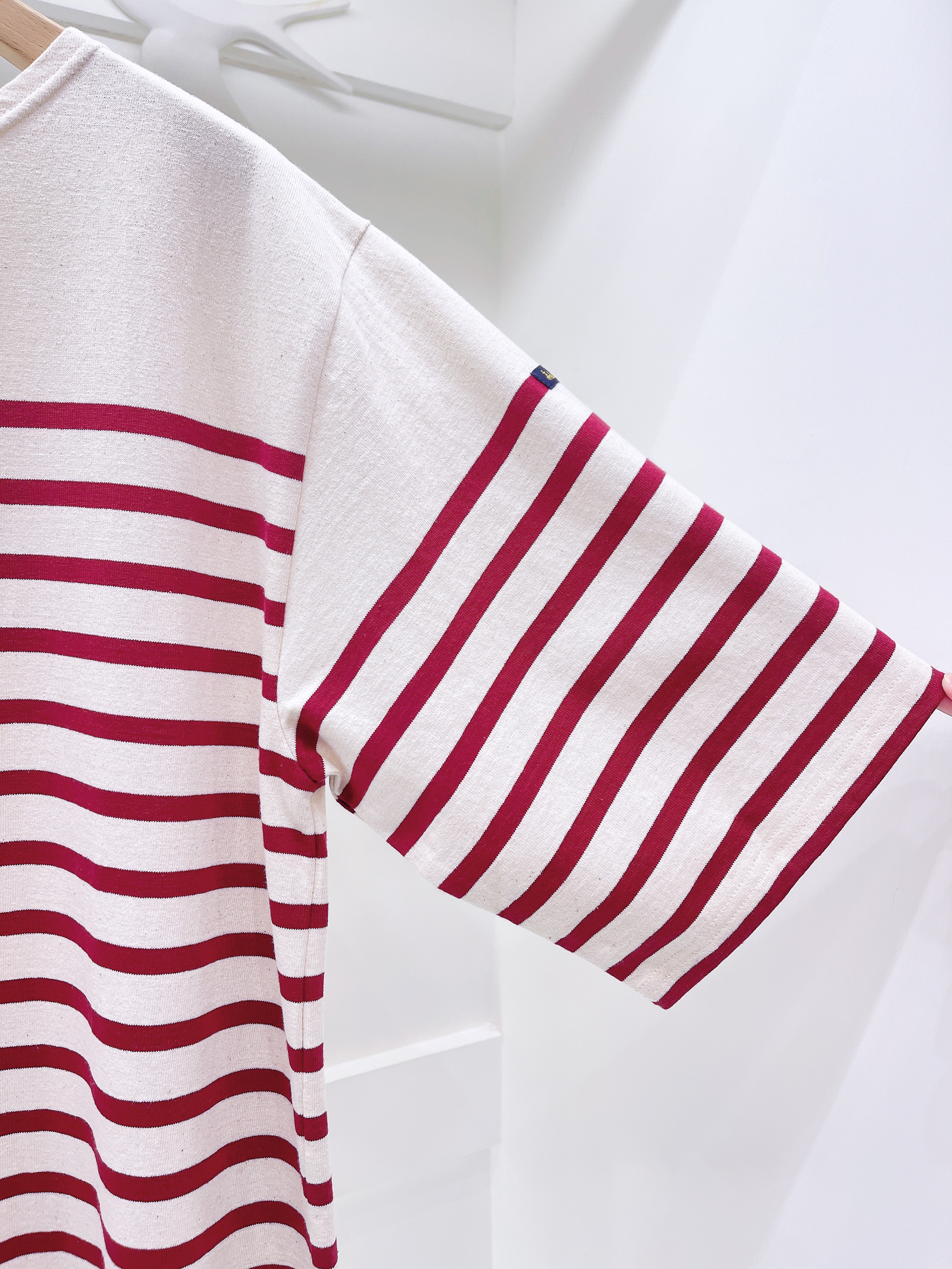 法式休閒橫條洋裝