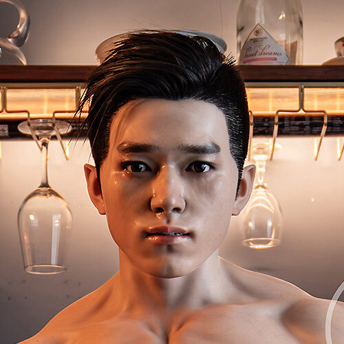 REALING 180cm 瀟涵 男性擬真娃娃 全矽膠材質 睿靈 silicone male sex doll