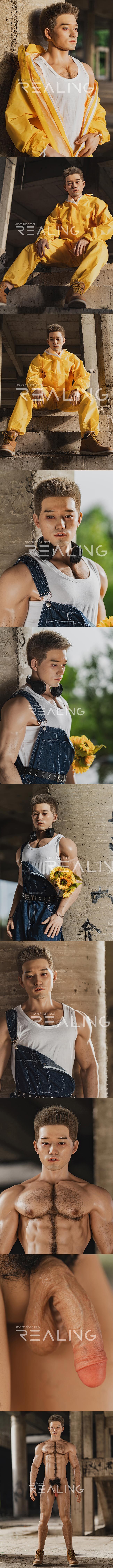 REALING 180cm 贊恩 男性擬真娃娃 全矽膠材質 睿靈 silicone male sex doll