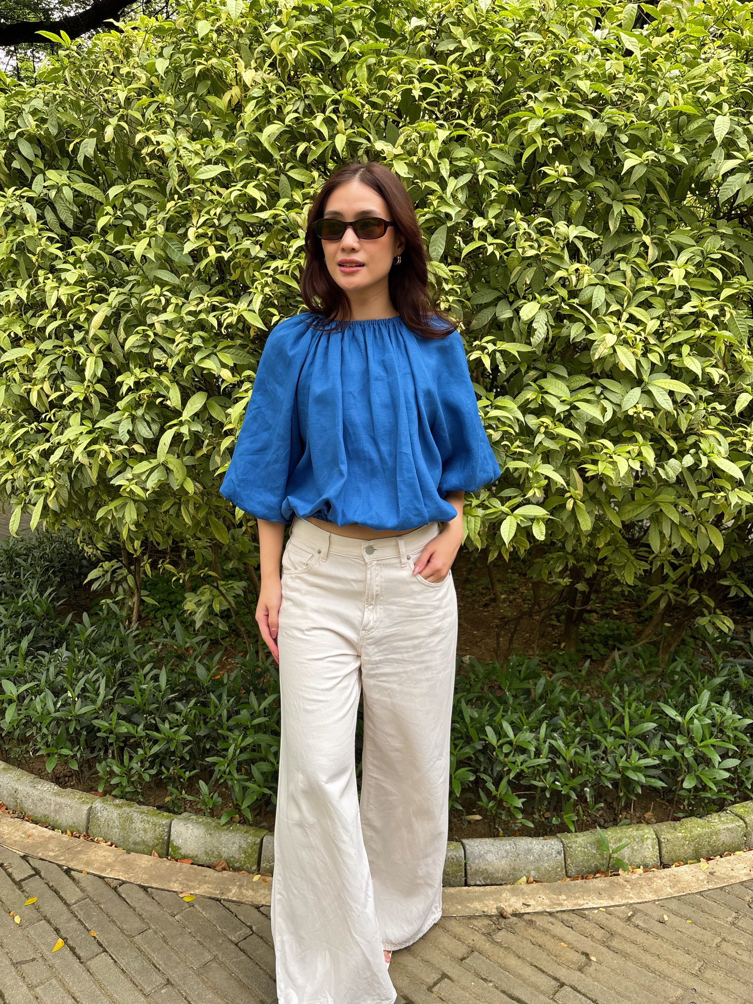 Carina Pure Linen Top