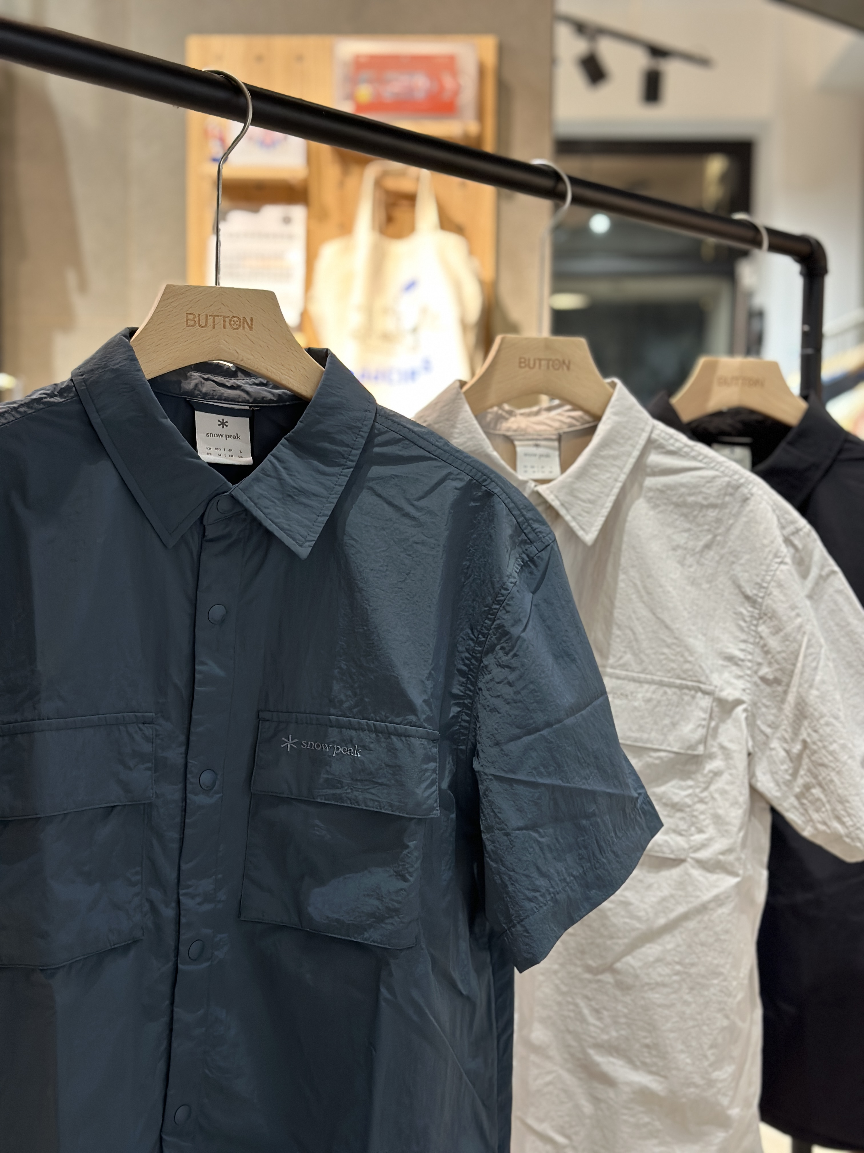 【現貨】snow peak Taslan Two Pocket Short Sleeve Shirts 雙口袋 壓釦 Taslan 襯衫 短袖 S25MMLSH50