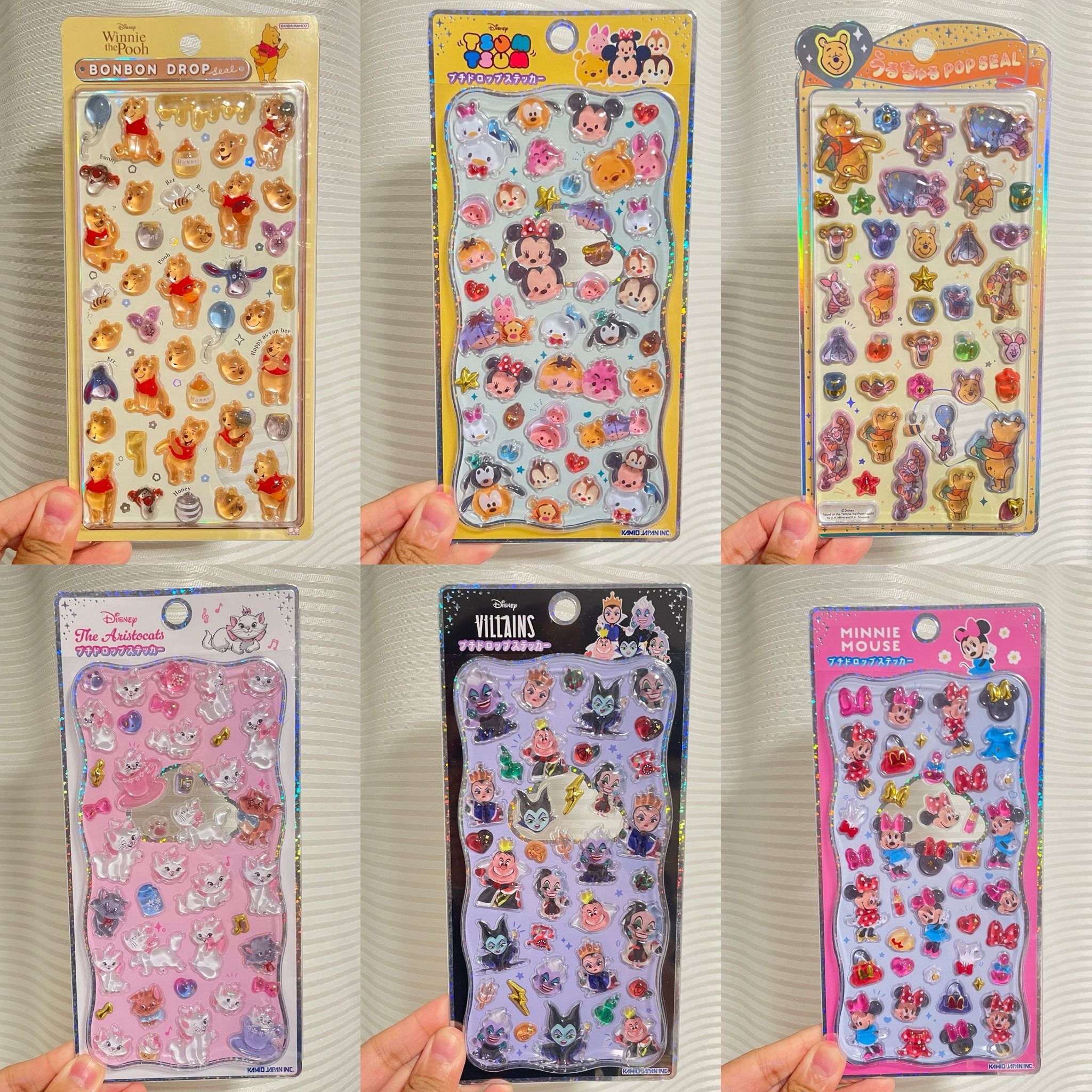 【日本人氣】JP BONBON x 卡通立體貼紙 5955 5948 7960 2283 5924 5900 TK250720