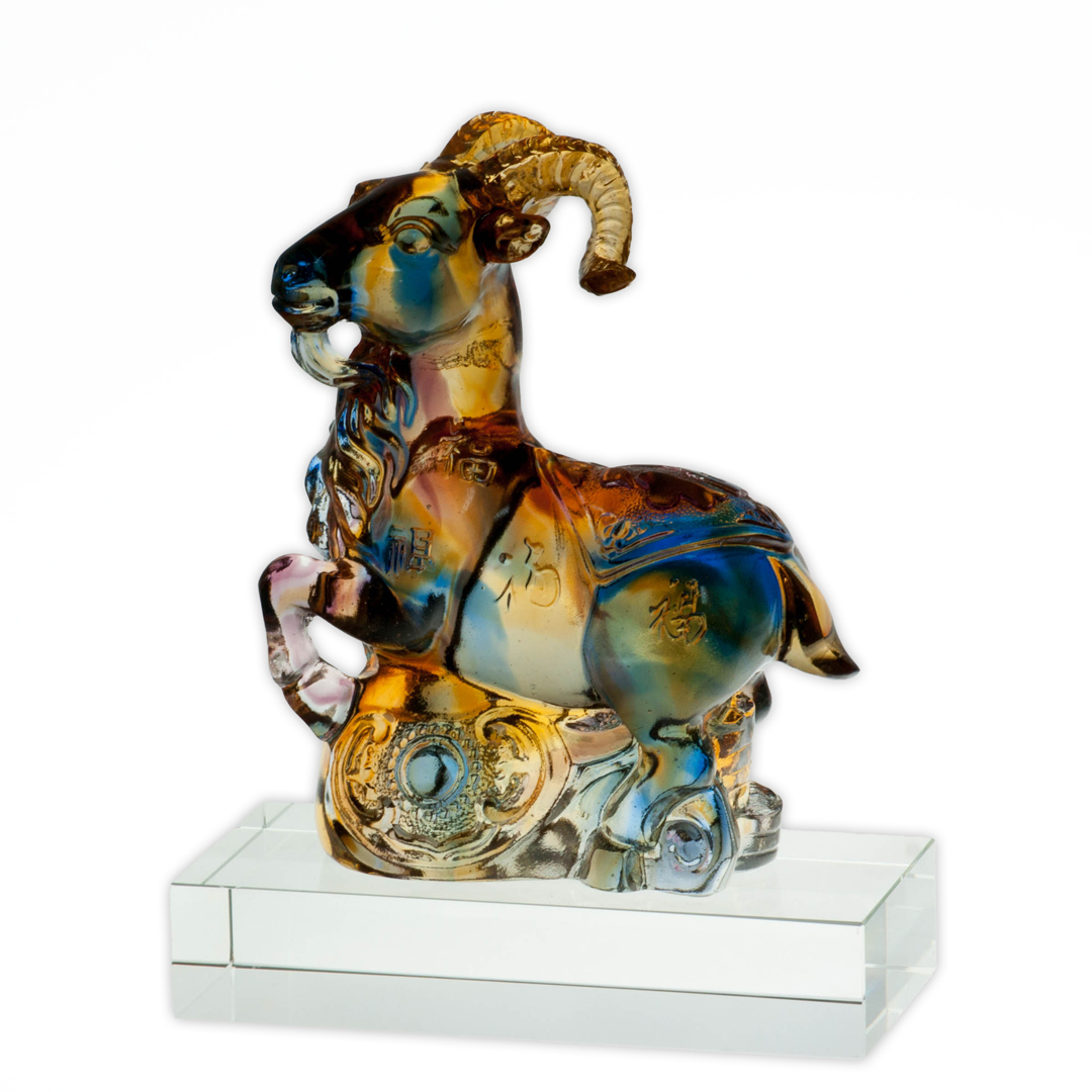 招財福羊琉璃擺飾｜吉祥寓意家居開運精品 收藏送禮推薦