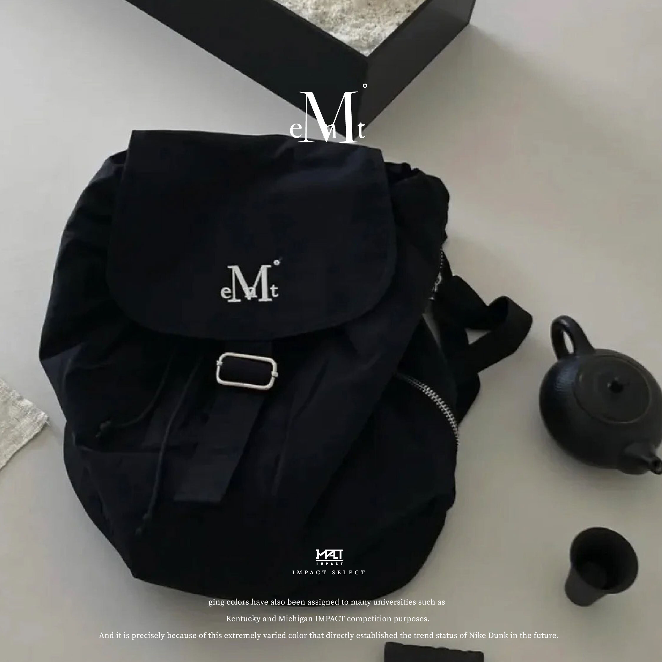 Mucent Mute Mini Backpack 尼龍 迷你 後背包 韓國代購 書包