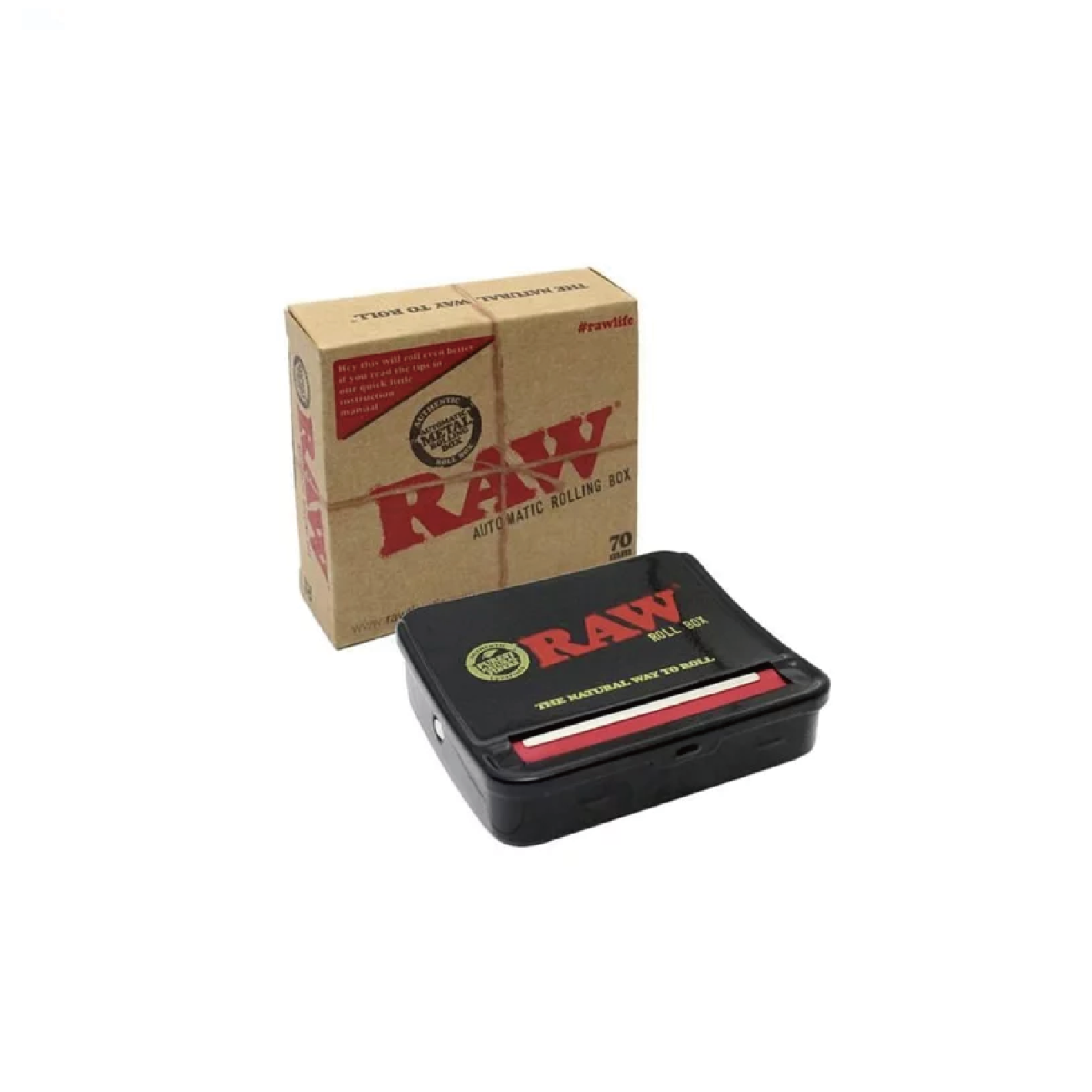 RAW Rolling Box - 金屬捲菸盒