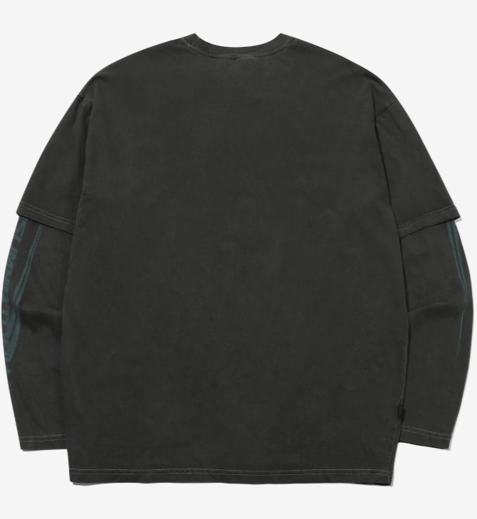 CPGN STUDIO / FEARLESS Layered Pigment Long Sleeve / Smokeblack /  JUL25