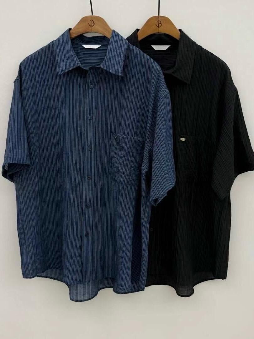 直紋短袖恤衫 S2336