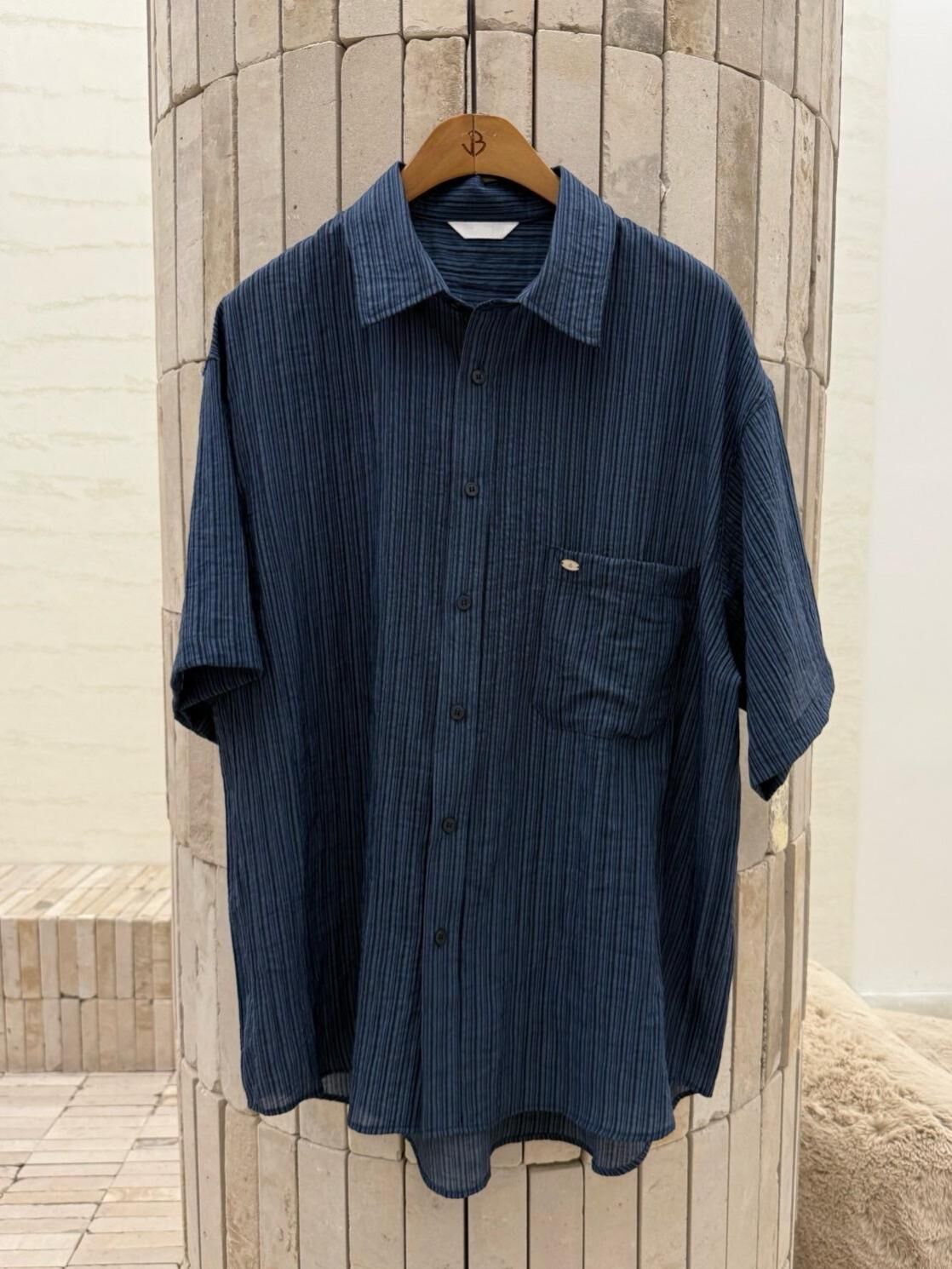 直紋短袖恤衫 S2336