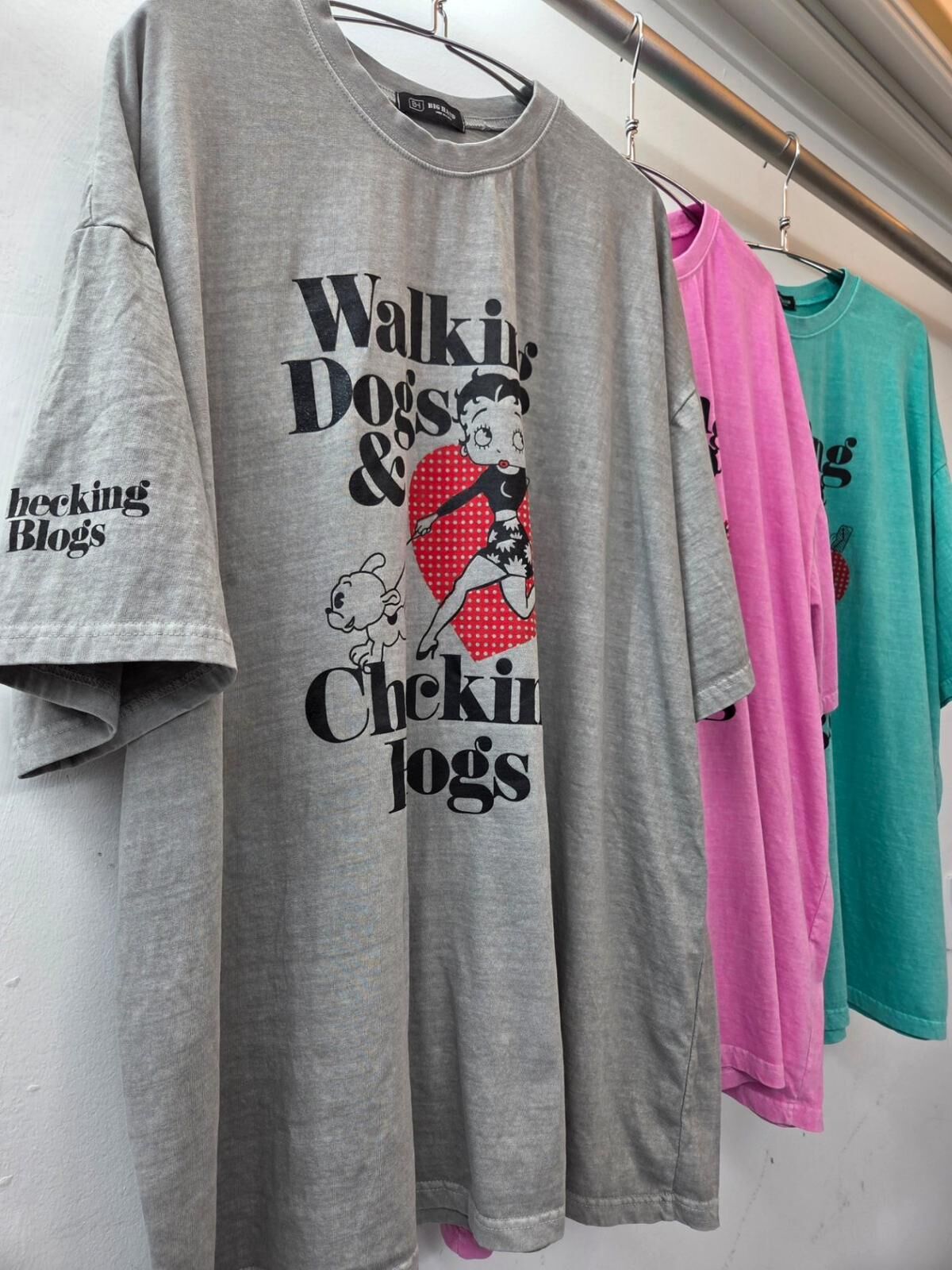 OverSize卡通圖案英文字短袖Tee T5749