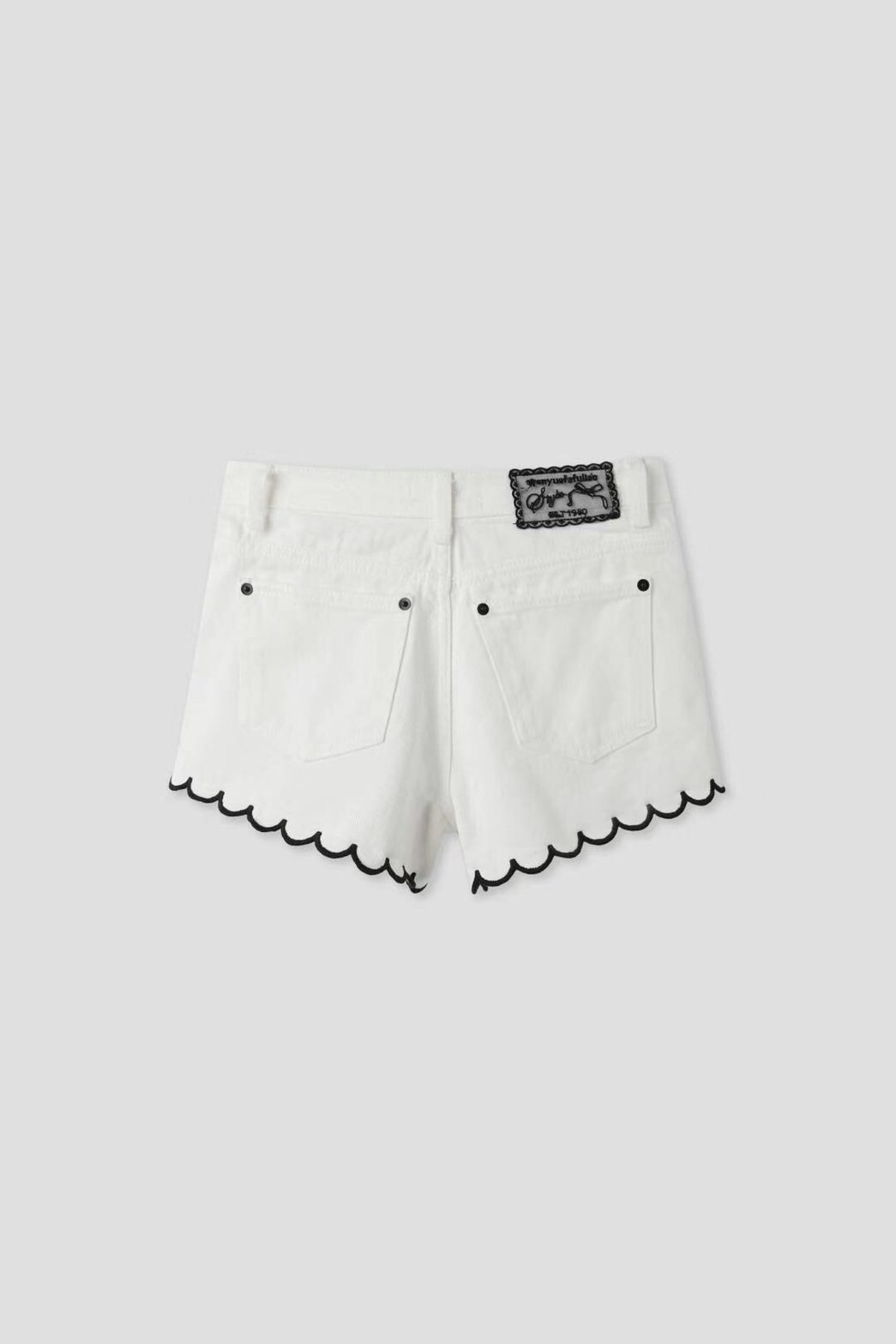 1493花邊牛仔短褲