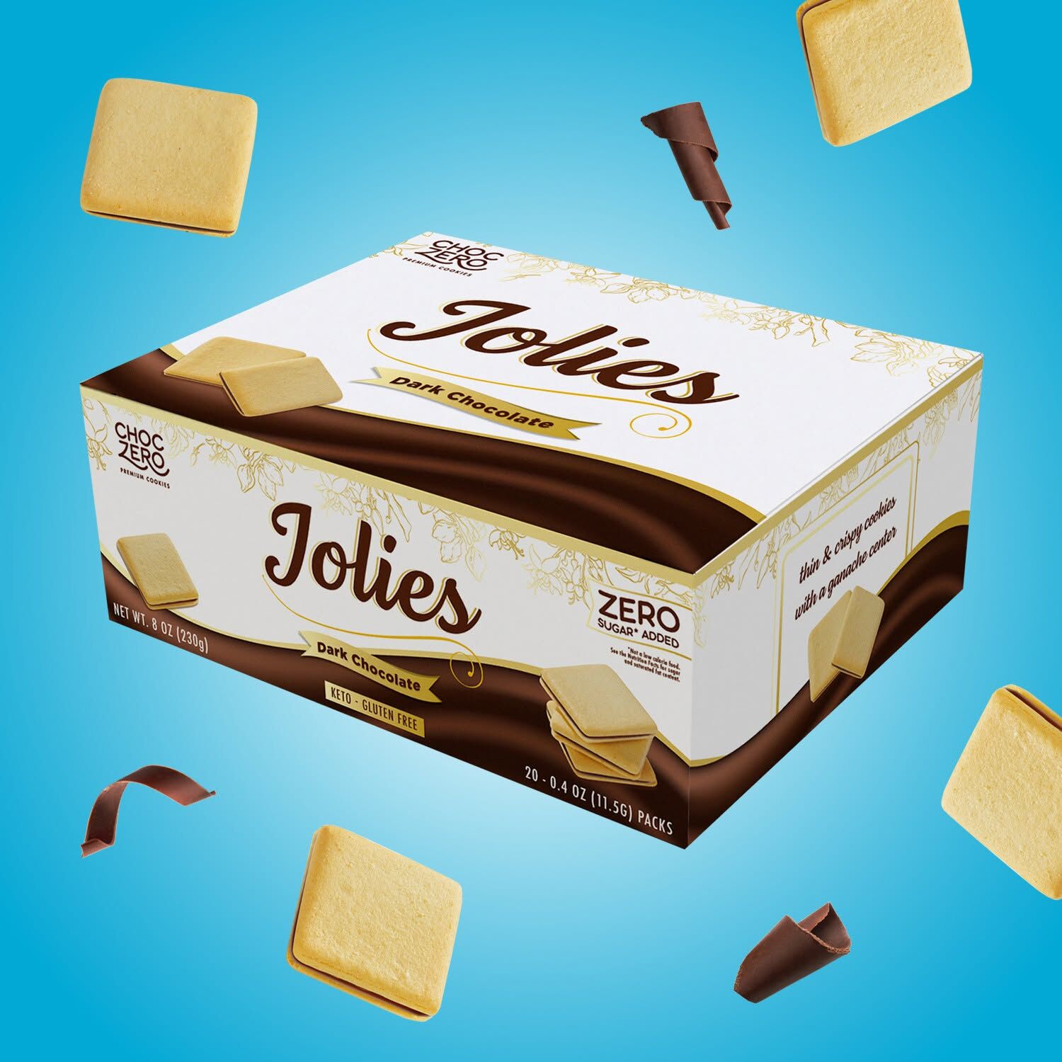 Choczero Jolie脆脆朱古力夾心曲奇 - 南瓜味