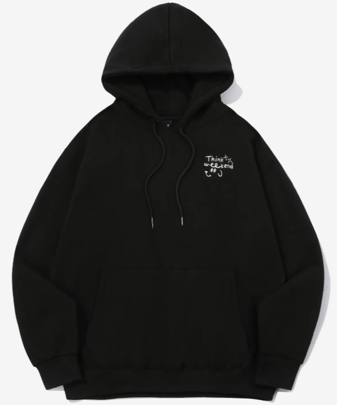 CPGN STUDIO / Happy embroidered hoodie / navy /  JUL25