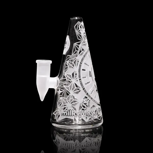 🇺🇸 Milkyway - Hypnotic Clear Dab Rig 玻璃水煙壺（15cm）