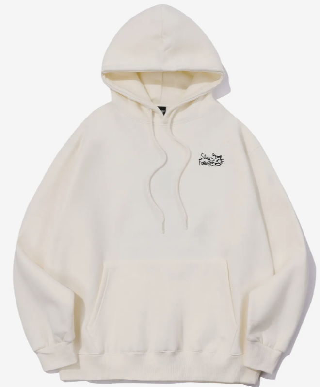 CPGN STUDIO / Stay CATS Embroidered Hoodie / Cream /  JUL25
