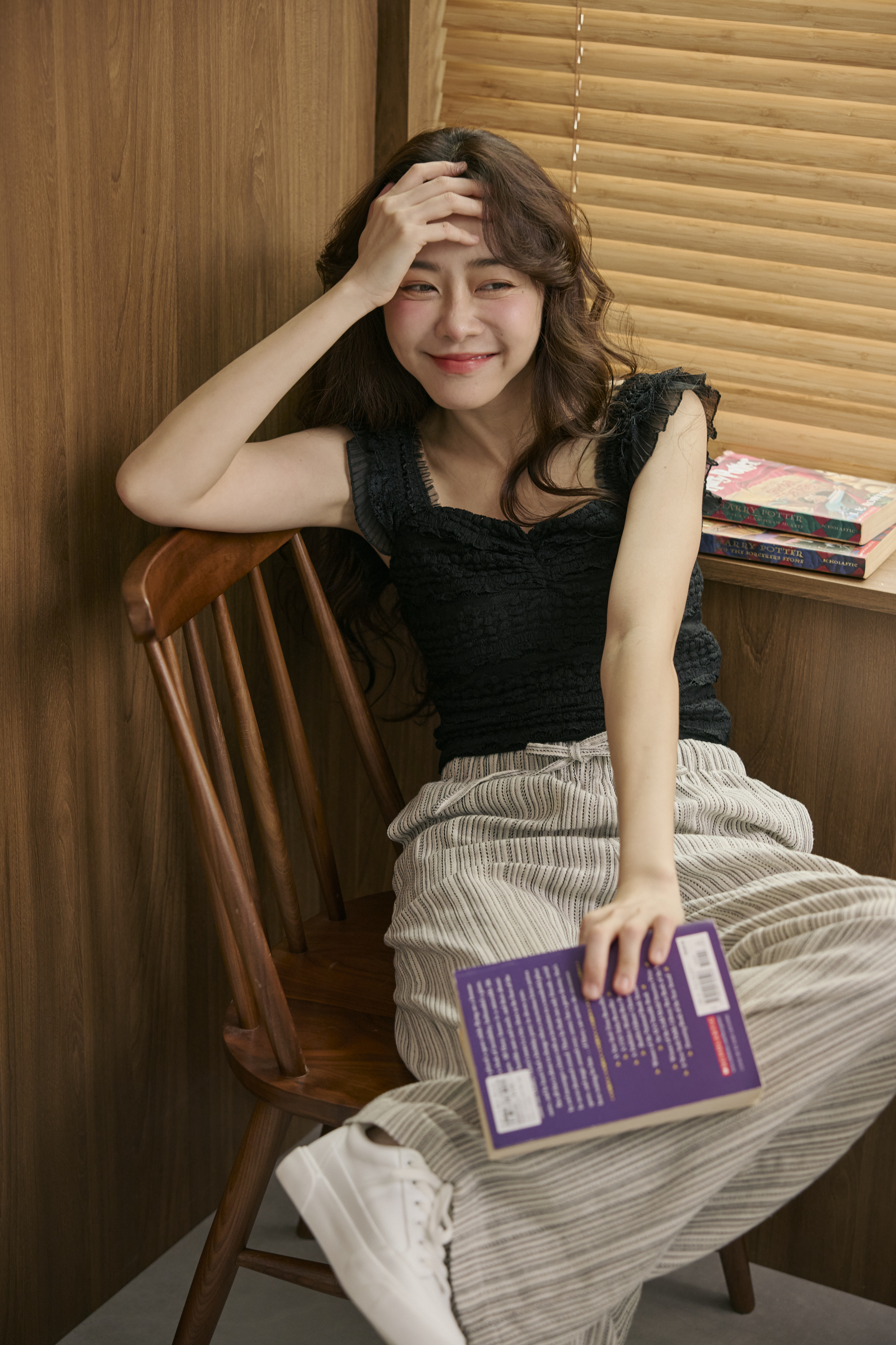 經典黑優雅蕾絲背心