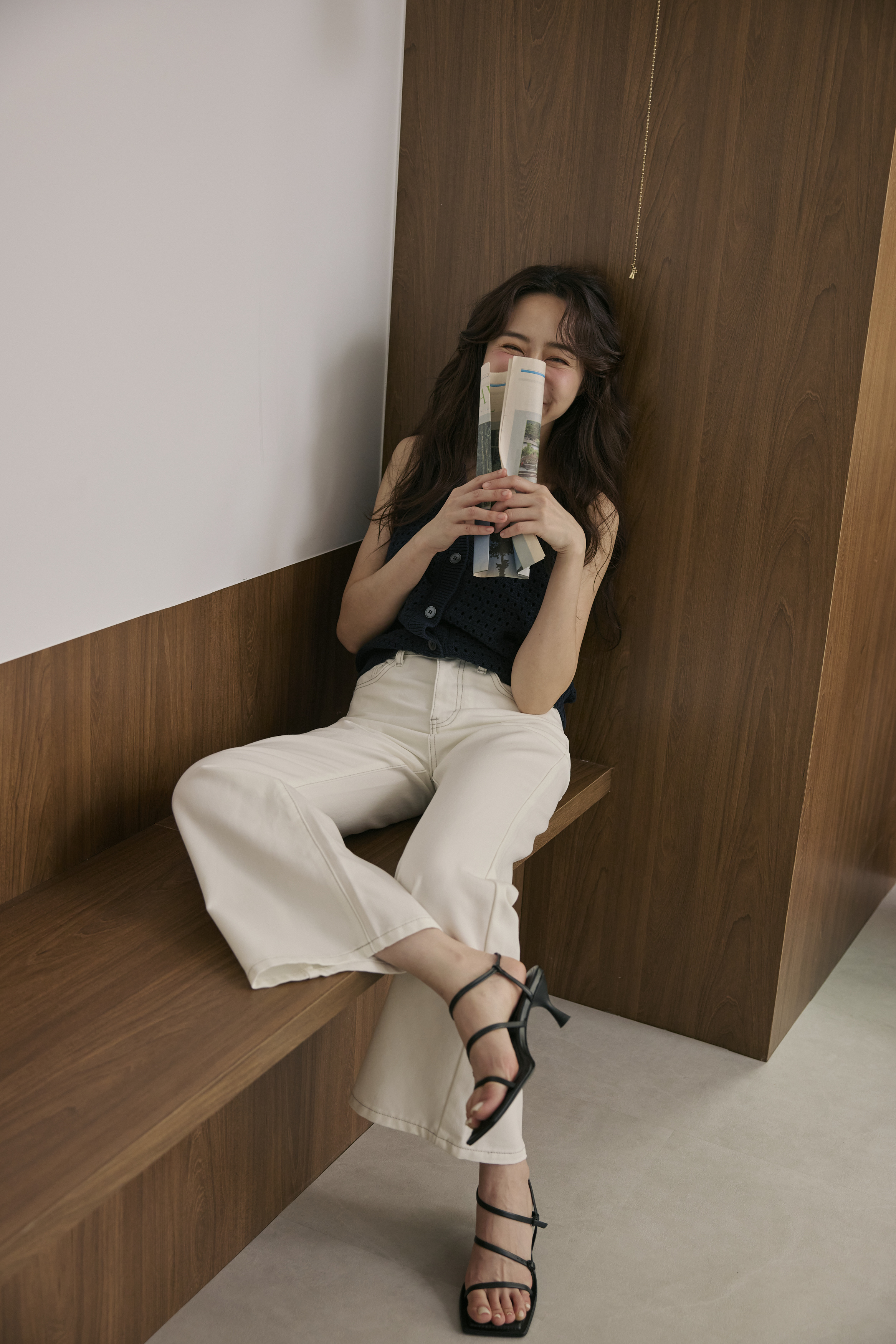 Black Label-經典無痕牛仔褲（白）