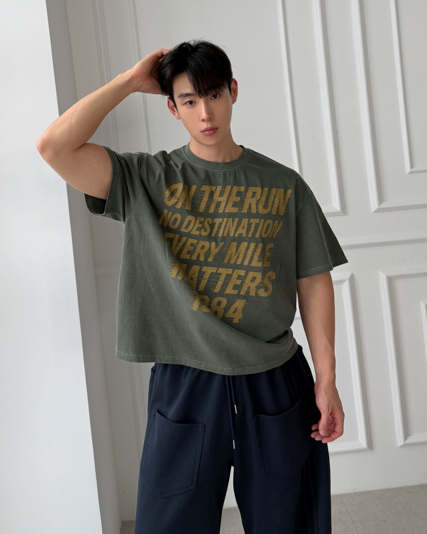 On the Run Pigment 短袖上衣