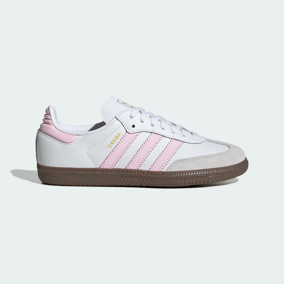 【預訂】 ADIDAS SAMBA OG 白櫻花粉-GS