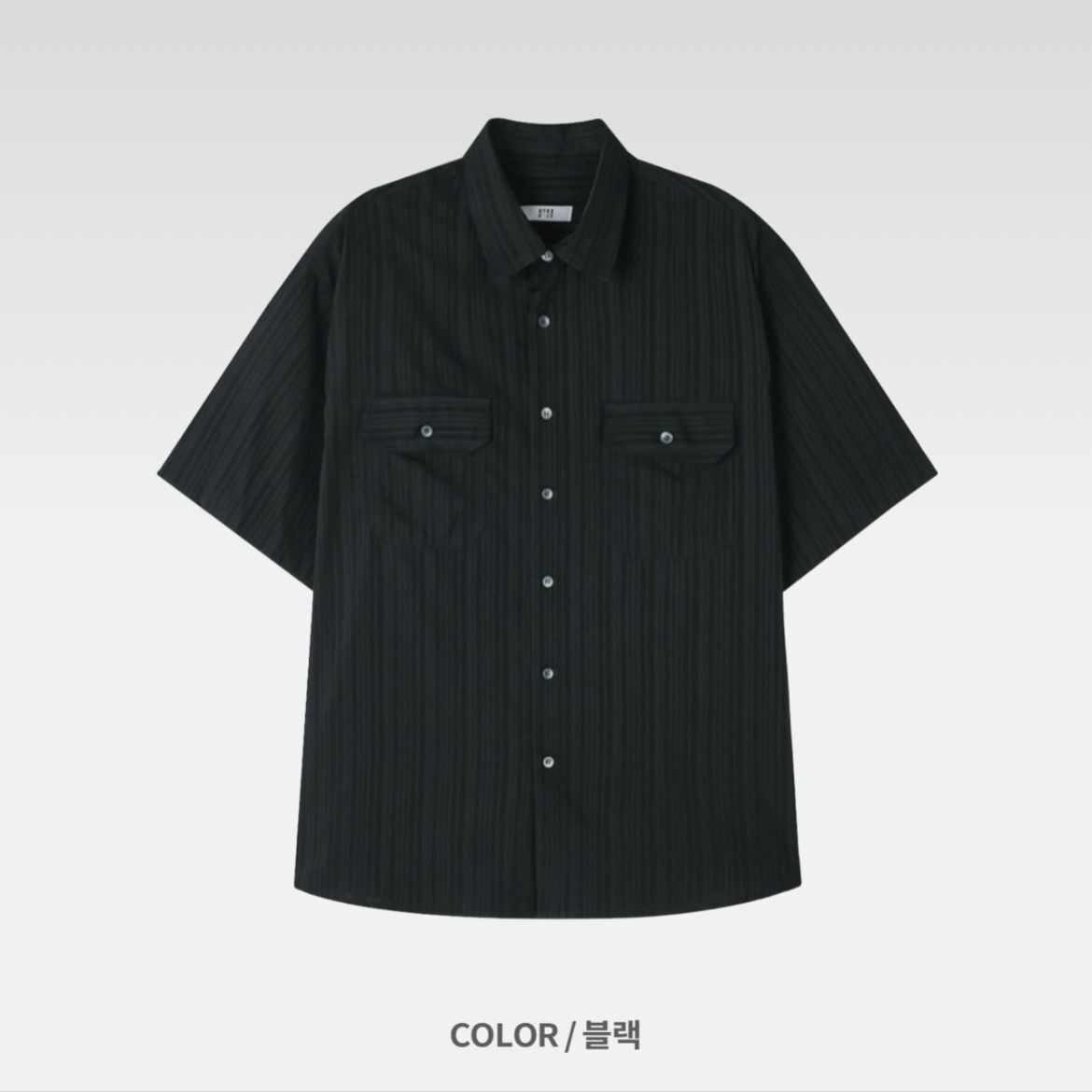 直紋短袖恤衫 I’II-003S