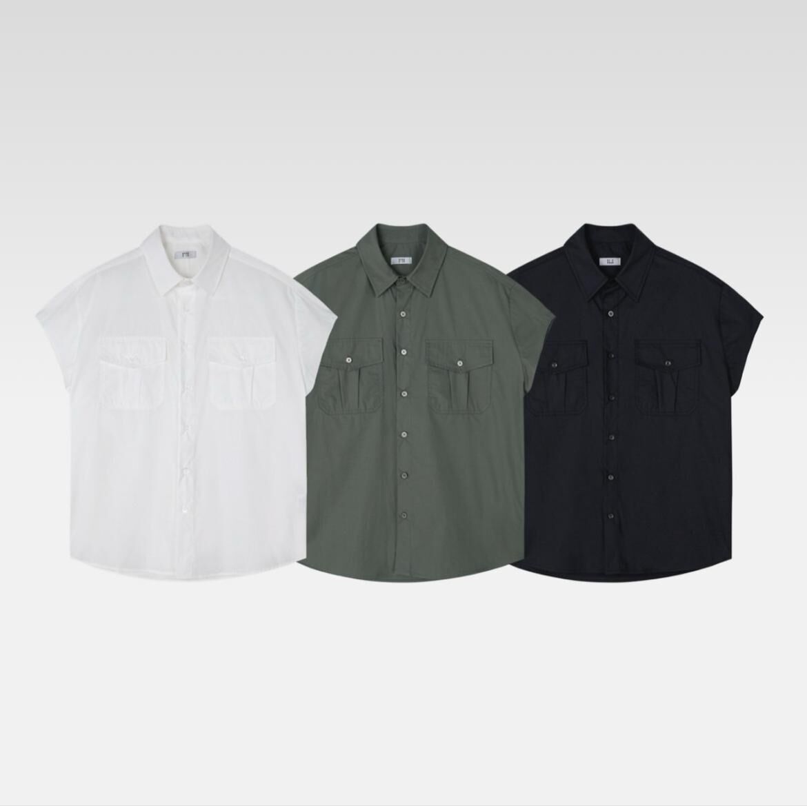 淨色雞翼袖恤衫 I’II-006S