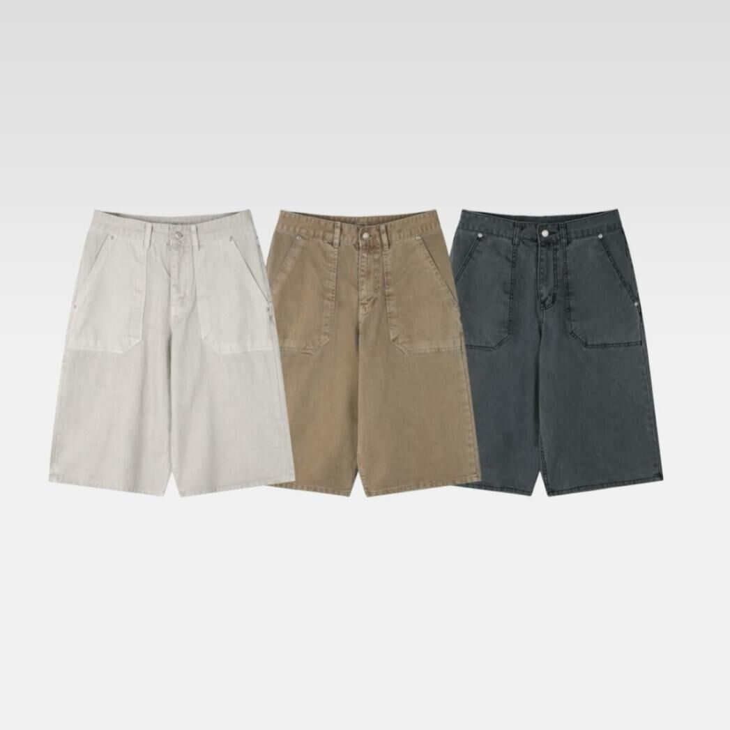 洗水淨色短褲 I’II-009P