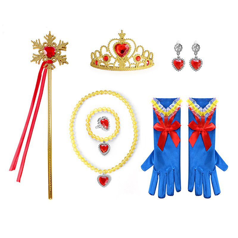 萬聖節 公主配件雪花款 <7件組> 白雪公主-SA13