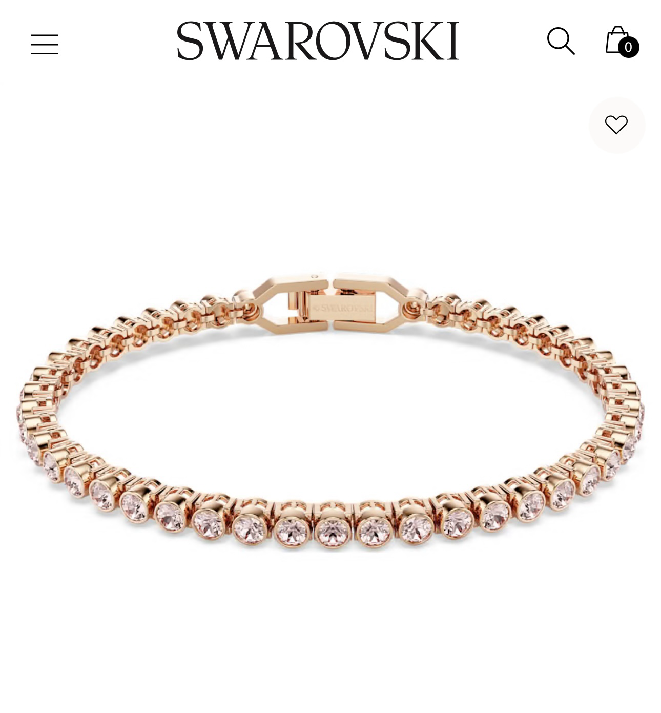 【預訂】G0720100 Swarovski Imber Emily 網球手鏈