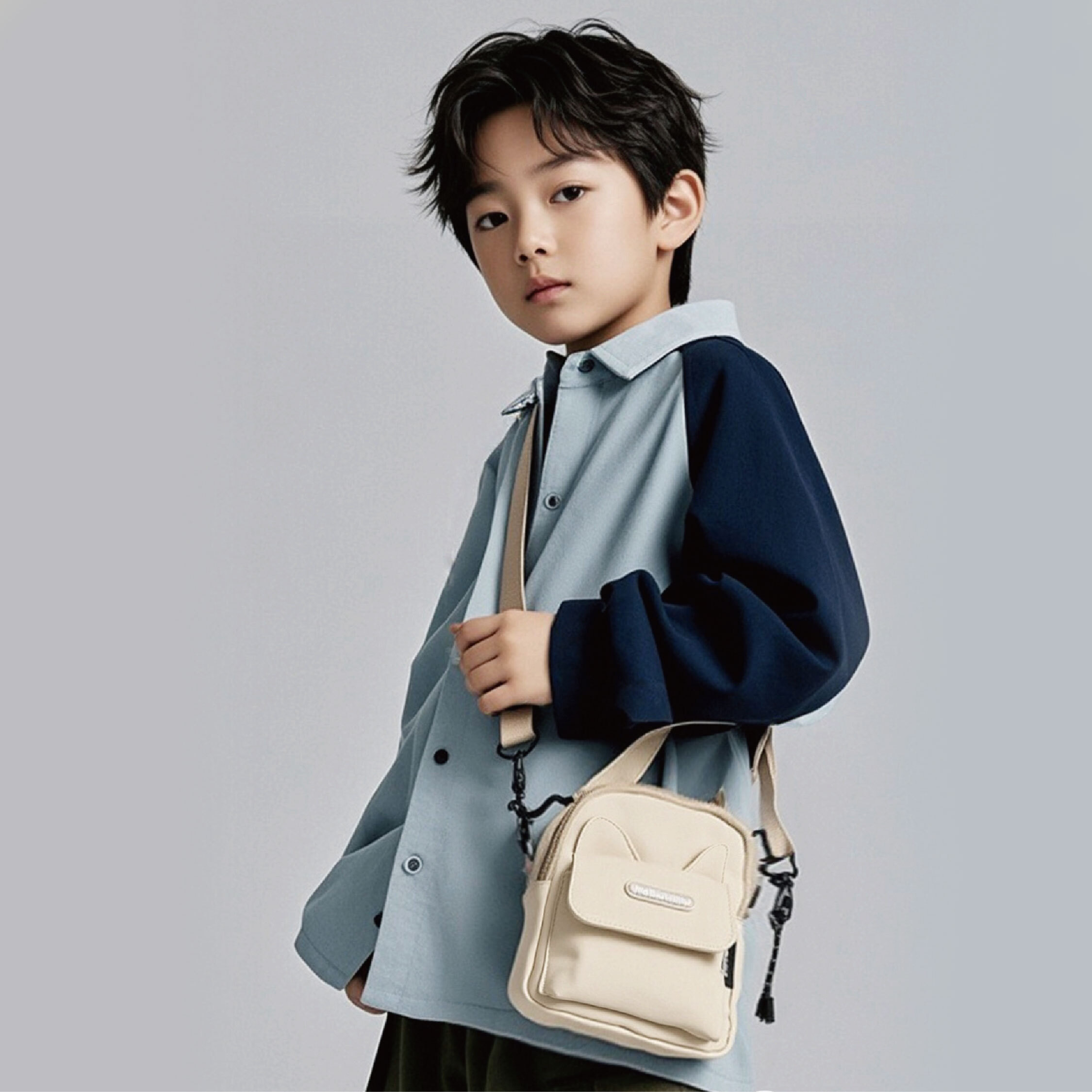 【JA2199】貓耳休閒斜背包＊三色