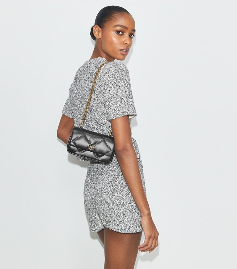 Tory Burch - Mini Kira Diamond Quilt Flap Bag 154710-001
