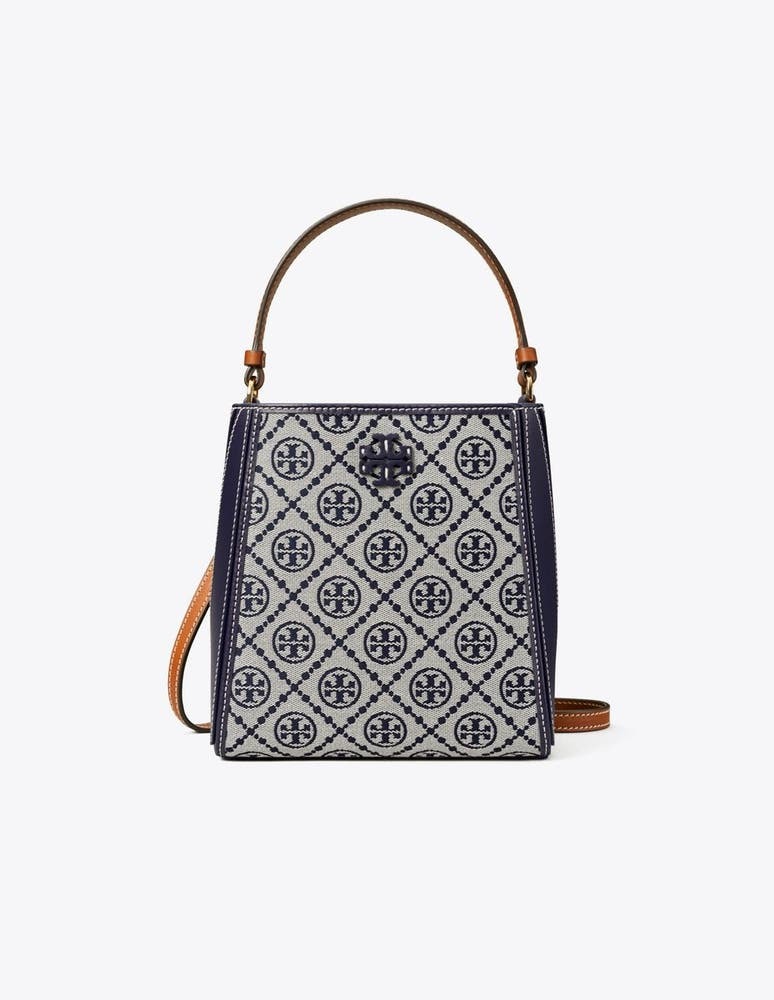 Tory Burch - McGraw T Monogram小號水桶包 160232-405