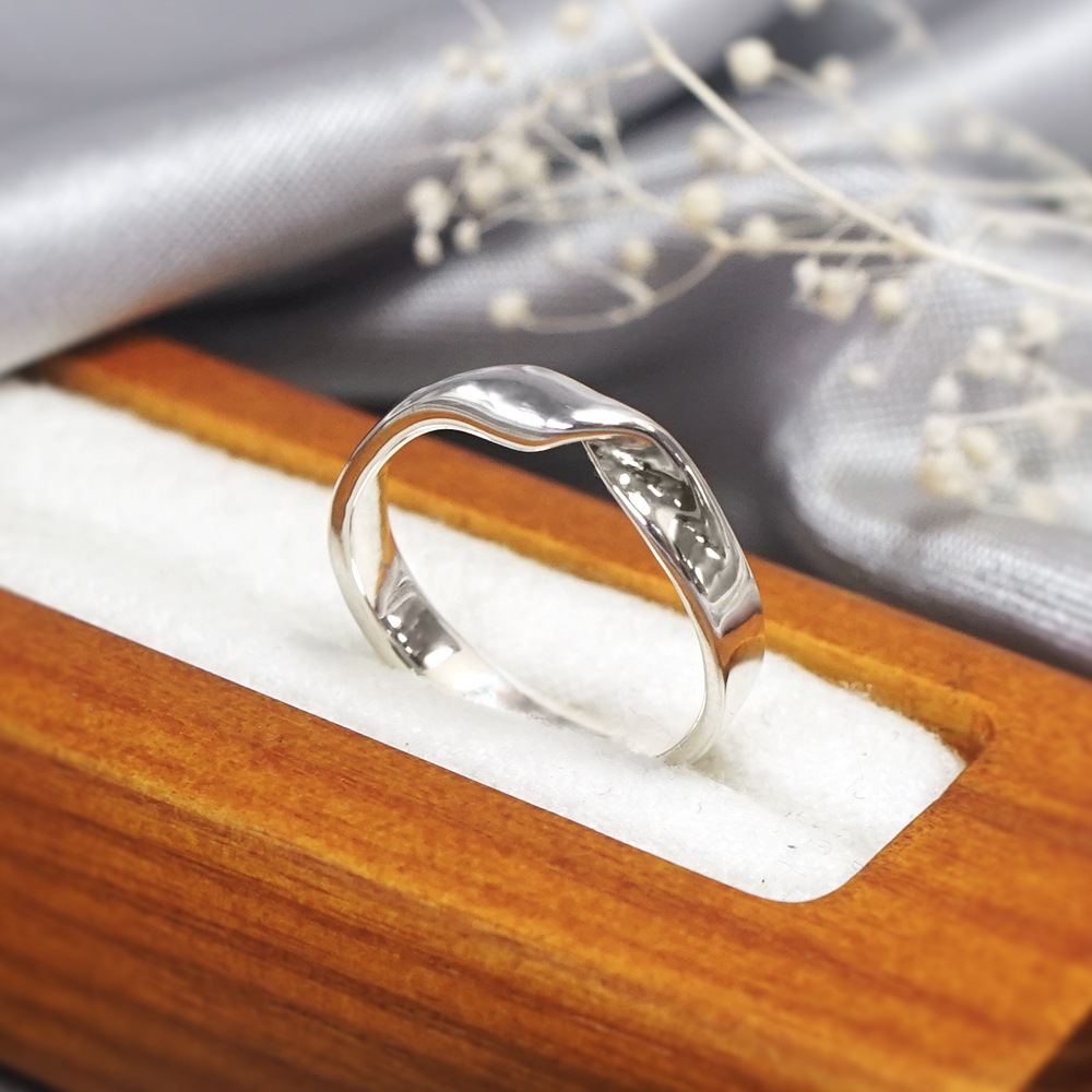 緞帶扭結 女戒 925純銀戒指 客製化 刻字訂製 情侶系列銀飾